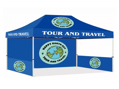 Customized commercial folding tent