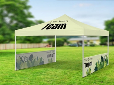 Customized size folding tent