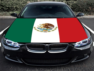 Custom Mexico car flag Car hood hanging flag