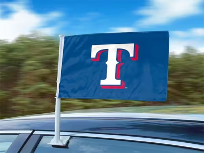 Custom MLB Texas Rangers Car Flag