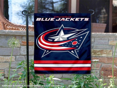 Custom NHL Columbus Blue Jackets Garden Flag