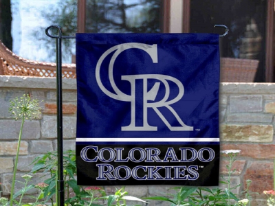 Customized MLB Colorado Rockies Garden Flag