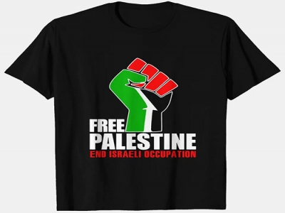 Custom logo Palestine Palestinian T-shirt