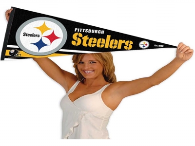 Custom NFL Pittsburgh Steelers Pennant