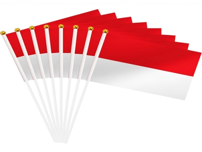 Custom Indonesia Hand Flag