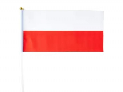 Customized Polish hand cranked flag