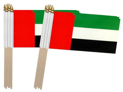 Custom UAE Hand Flag