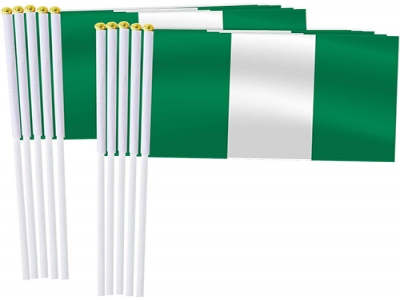 Custom Nigeria Hand Flag