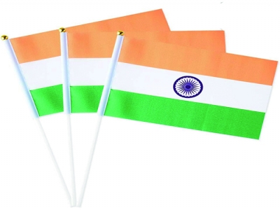 Custom India Hand Flag