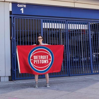 Custom NBA Detroit Pistons Flag