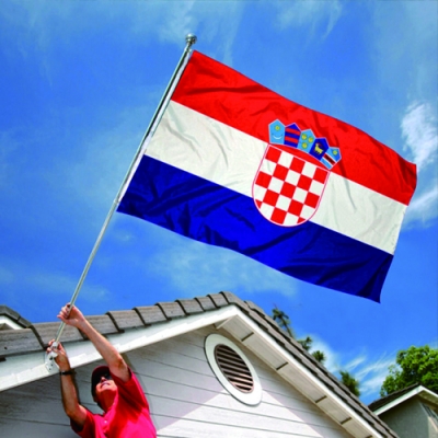 Customized national flag Croatian flag