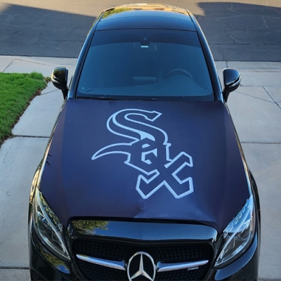 Custom Chicago White Sox car hood flag