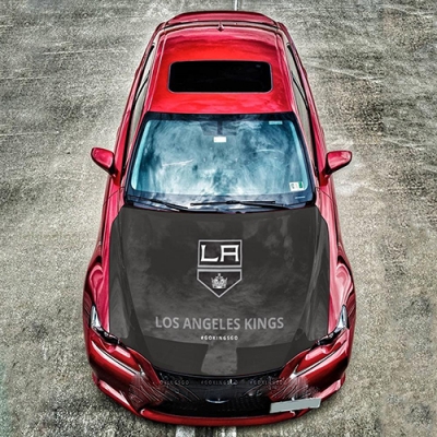 Custom NHL Los Angeles Kings car hood cover flag