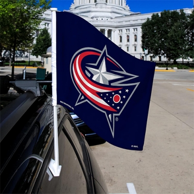 Custom NHL Columbus Blue Jackets Car Flag