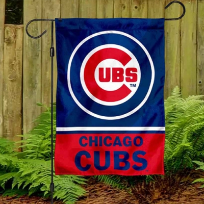 Customized MLB Chicago Cubs Garden Flag