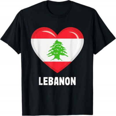 Custom logo Lebanon T-shirt