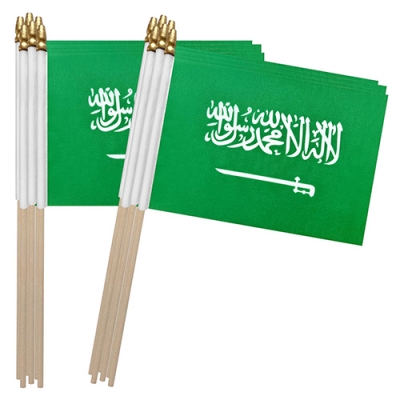 Custom Saudi Arabia Hand Flag