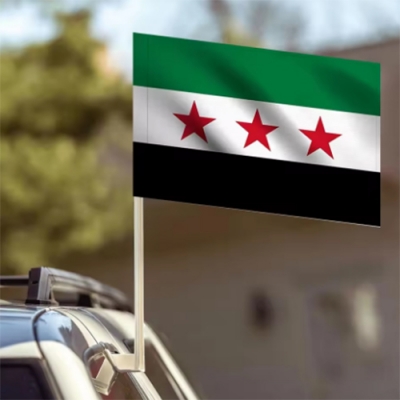 Custom Syria Car Flag